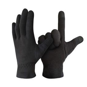 img 3 attached to EvridWear 100% Cotton Touchscreen Moisturizing Beauty Gloves: Perfect for Dry Hands Care & Eczema Therapy (Black, Large, 2 Pairs)