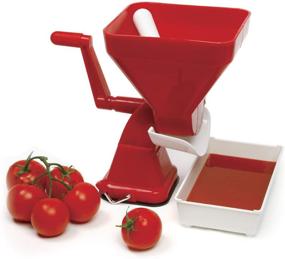 img 3 attached to 🍅 Effortlessly Extract Fresh Tomato Puree with Norpro 1952 Jumbo Tomato Press, Red