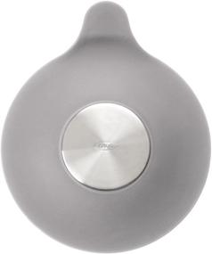 img 1 attached to 🛁 Grey OXO Good Grips Silicone & Stainless Steel Tub Stopper