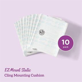 img 3 attached to 🔲 Crafter's Companion - EZMount Static Cling Mounting Cushion 10 Pack - Gray Foam (8.5 x 11 Inches): Perfect for Crafting Projects