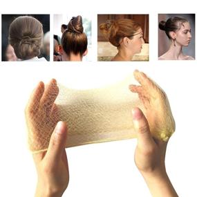 img 4 attached to 50PCS Invisible Elastic Ballet Blonde