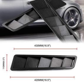 img 1 attached to EIGIIS Universal Fitment Louvers Cooling Exterior Accessories