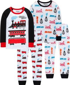 img 4 attached to Boys' Sleepwear & Robes: Pajamas Christmas Clothes for Children's Clothing Sleepwear