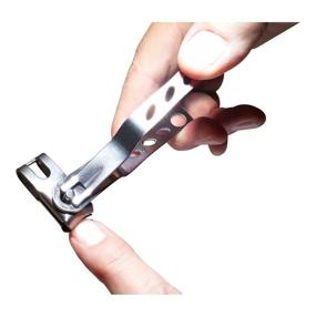 img 1 attached to 💅 SpinSnips Rotating Nail Clippers: Premium Stainless Steel Clippers for Thick Nails, Ingrown Toenails, Tough Nails - Deluxe Sturdy Construction for Seniors and Adults - Silver