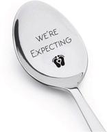 expecting pregnancy announcement selling engraved logo