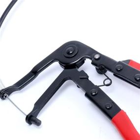 img 2 attached to 🔧 Premium 24" Long Reach Flexible Hose Clamp Pliers for Fuel, Oil, and Water - Locking Tool for Easy and Efficient Handling