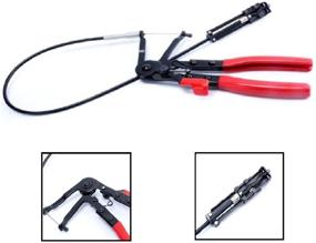 img 3 attached to 🔧 Premium 24" Long Reach Flexible Hose Clamp Pliers for Fuel, Oil, and Water - Locking Tool for Easy and Efficient Handling