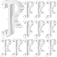 🔒 jetec 1 inch blind valance clips - clear plastic retainer clips for hidden window valance - pack of 12 logo