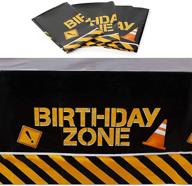 construction theme birthday party covers logo