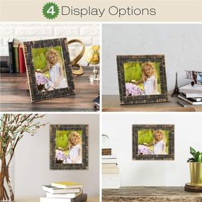 img 1 attached to 🖼️ EXCELLO GLOBAL PRODUCTS Rustic Distressed Wood Frame - Holds 8x10 Photo - EGP-HD-0007: SEO-optimized Version