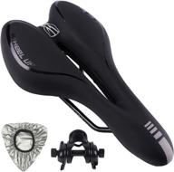 🚲 ultimate comfort bike seat: unisex soft cushioned design for exercise bike & outdoor bikes logo