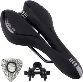 img 4 attached to 🚲 Ultimate Comfort Bike Seat: Unisex Soft Cushioned Design for Exercise Bike & Outdoor Bikes