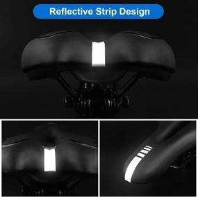 img 2 attached to 🚲 Ultimate Comfort Bike Seat: Unisex Soft Cushioned Design for Exercise Bike & Outdoor Bikes