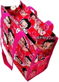 img 1 attached to Betty Boop Medium Shopper Black Women's Handbags & Wallets for Shoulder Bags
