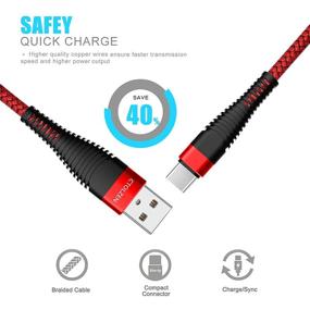 img 2 attached to ⚡ Braided Charging Compatible: CTOLZEN Charger for Efficient Power Delivery