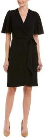 img 2 attached to 👗 Donna Morgan Womens Crepe Acrylic Women's Dresses: Elegant and Stylish Clothing Collection