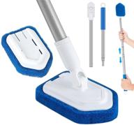 scrubber cleaning extendable replaceable bathroom logo