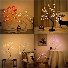 img 2 attached to Firefly Bonsai Tree Light Artificial Home Decor and Artificial Plants & Flowers