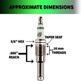 img 4 attached to 🔥 Свечи зажигания E3 E3.70: Максимизация автомобильной производительности с 1 упаковкой свечей зажигания