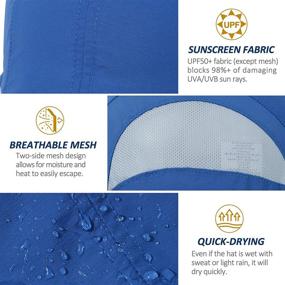 img 1 attached to 🧢 Gadiemkensd Outdoor Quick Dry Hat for Adults - Sun Cap for Men and Women (7-7 1/2)