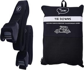 img 1 attached to Ho Stevie! 15ft Surfboard Tie Down Straps - No Scratch - Pair, for Car Truck SUV with Roof Racks - Ideal for SUP, Kayak, Canoe