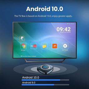 img 3 attached to 📺 4GB RAM 64GB ROM Android 10.0 TV Box, All Winner H616 with 2.4G/5.8GHz WiFi, Bluetooth, 8K 4K 3D Media Player + Keyboard Support
