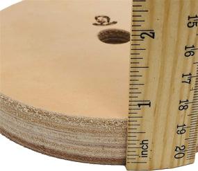 img 2 attached to 🔪 Premium 5-inch Leather Honing Wheel - 3/4-inch Width - Perfect Fit for 1/2-inch Arbor - Includes Buffing Compound