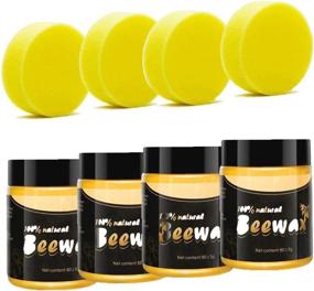 img 4 attached to Revitalize and Protect Wood with 🪵 4 Pack Wood Seasoning Beewax and Furniture Polish