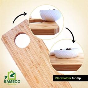 img 2 attached to 🎋 Bamboo Extra Large Charcuterie Board: A Perfect Slice of Elegance and Functionality