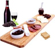 🎋 bamboo extra large charcuterie board: a perfect slice of elegance and functionality логотип