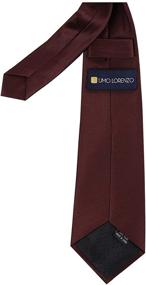 img 2 attached to 👔 Stylish Umo Lorenzo Clip on Tie for Boys - Solid Color Design | Perfect for Formal Wear