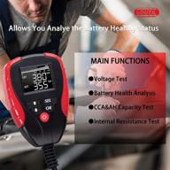 🔋 eoutil 12v car battery tester - auto battery load analyzer with lcd display for testing battery life percentage, voltage, resistance, and cca value (ae310-1) logo