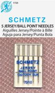 🧵 schmetz jersey sewing machine needles (130/705h suk) - carded - size 70/10 logo