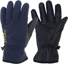 img 4 attached to Protective Winter Gloves: Thermal-Repellent in Stylish Blue Black