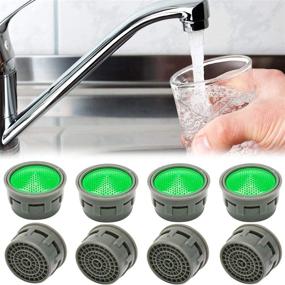 img 2 attached to 💦 Enhance Your Water Efficiency with 20pcs Faucet Aerator and Flow Restrictor for Bathroom and Kitchen Fittings