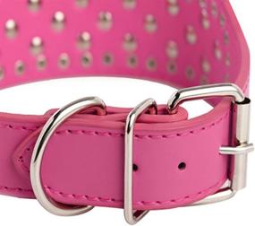 img 2 attached to 🐶 Fashion-forward Flyusa FZBNSRKO Rivet Spiked Studded Adjustable PU Leather Necklace: The Ultimate Punk Pet Dog Collar for Small or Medium Boy Girls Dogs