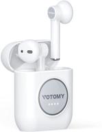 🎧 votomy wireless earbuds headphones - bluetooth 5.0 in-ear earbuds with 700mah charging case | immersive 3d stereo sound, touch control, ergonomic fit &amp; usb c fast charging logo