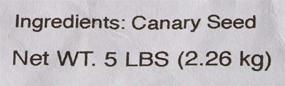 img 1 attached to Schoen Farms Premium Canary Seed for Birds (5 🐦 LBS) - Nutrient-rich avian feed for optimal health and vitality