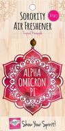 alpha omicron pi mandala freshener logo