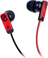 🎧 высококачественные красные наушники mizco eku-zne-rd ecko zone stereo earbud. логотип