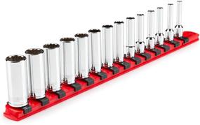 img 4 attached to 🔧 TEKTON 12 Point Socket Set - High-Quality 14 Piece SHD90114