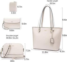 img 2 attached to Stylish Women's Handbags & Wallets: Shoulder Satchel Purse Collection