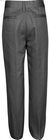 img 2 attached to 👖 High-Quality Adjustable Waist Boys' Clothing: Premium Front Pants