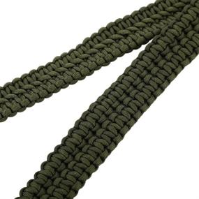 img 1 attached to 🔥 Tactical Woven Waist Belt: Ideal for Camping, Hunting, Hiking, and Outdoor Activities – Pulling Force: 550lbs
