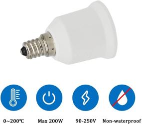 img 1 attached to 🕯️ CliCli Heat Resistant Candelabra Standard Converter