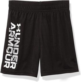 img 2 attached to Under Armour Shorts Black White Boys' Clothing at Active