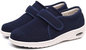 img 4 attached to 👟 Comfortable and Stylish Slippers - The Perfect Adjustable Sneakers for Athletic Women