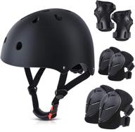 conido toddler helmet: cpsc certified kids bike helmet with protective gear set for 3-10 year old boys and girls - includes knee pads, elbow pads, and wrist guards logo