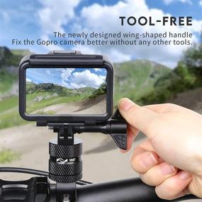 img 2 attached to 🚲 Versatile SEASKY Bike Handlebar Mount for GoPro Hero and DJI OSMO Action Cameras