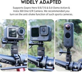 img 3 attached to 🚲 Versatile SEASKY Bike Handlebar Mount for GoPro Hero and DJI OSMO Action Cameras